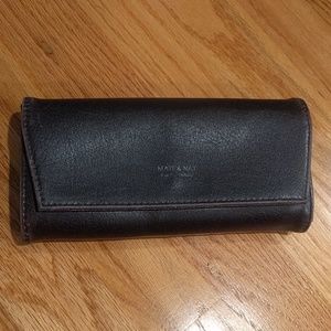 Matt and Nat brown vegan faux leather wallet